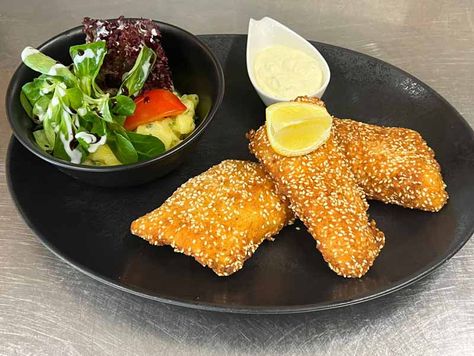 Gebackenes Zanderfilet